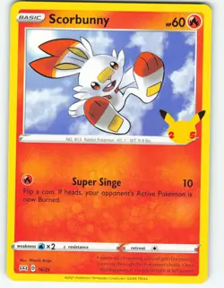 Scorbunny - 16/25 McDonald's Collection 2021 - Pokemon TCG - 2021 - Image 1