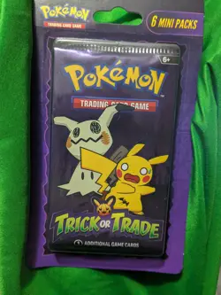 Pokemon Halloween trick or trade 6 mini booster - Image 1
