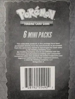 Pokemon Halloween trick or trade 6 mini booster - Image 3
