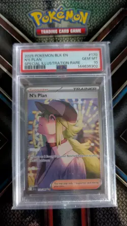 Pokemon Black Bolt N's Plan 170 PSA 10 - Image 1