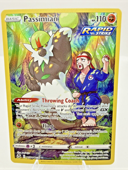 Pokemon TCG 2022 Passimian TG08/TG30 Silver Tempest Rapid Strike NM - Image 1