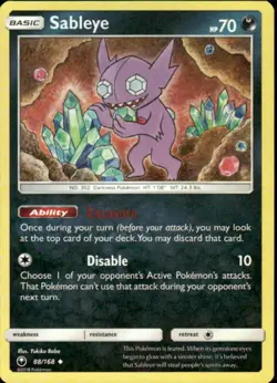 SABLEYE 88/168 CELESTIAL STORM UC POKEMON BABA - Image 1
