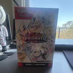 Pokemon TCG Prismatic Evolutions Booster Bundle 6 Packs English Eevee - Image 1