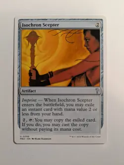 Isochron Scepter (White Border) Mystery Booster 2 Regular MtG 0096 - Image 1