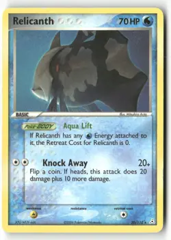Relicanth 30/110 Rare Holon Phantoms Pokemon Lightly Played - Image 1