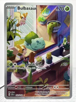 The Pokemon Company Bulbasaur 143/142 Sv07 Stellar Crown IR Full Art Holo - Image 1