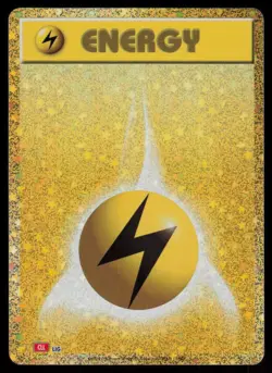 Basic Lightning Energy Holo Japanese Pokemon TCG Classic: Charizard 034 NM - Image 1