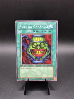 Yu-Gi-Oh Pot Of Greed 1st Edition SYE-PT040 NM Portuguese - Image 1