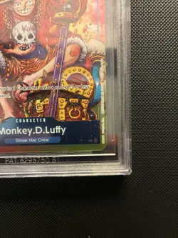2024 One Piece EN P-043 Monkey D Luffy Convention Exclusive Foil BGS 10 PRISTINE - Image 4