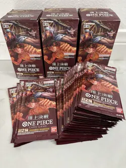 30 Packs One Piece Card PARAMOUNT WAR Booster Sealed Packs OP-02 Japanese - Image 1