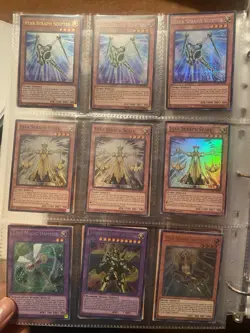 Yugioh Binder Collection Of 216 Rare And Better Cards - Image 1