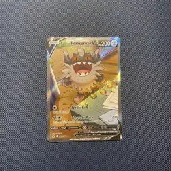 Galarian Perrserker v Alternate Full Art Holo Card 184/196 Swsh11: Lost Origin - Image 1