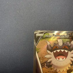 Galarian Perrserker v Alternate Full Art Holo Card 184/196 Swsh11: Lost Origin - Image 4