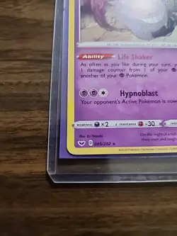 Gengar 085/202 Holo Sword and Shield Base Set 2020 Rare Near Mint Pokemon Card - Image 2