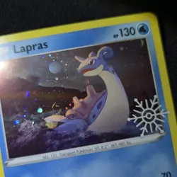 FART SWIRL 🌀💫 Lapras 048/202 Sword Shield Holiday Calendar Promo Pokemon Card - Image 2