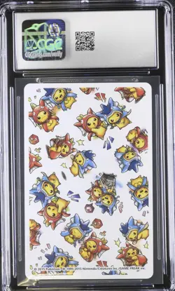 CGC 10 Poncho Pikachu Magikarp Gyarados Cosplay Pokemon Poker Playing Card Queen - Image 2