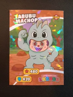 Labubu MachopPokemon Labubu Cards Trading Game Card Peru US Seller MINT - Image 1