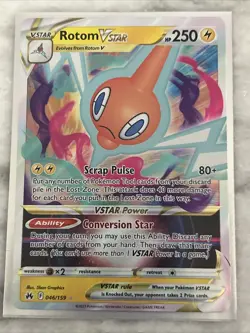 Rotom VSTAR - 046/159 - Pokemon Crown Zenith Sword & Shield Ultra Rare Card NM - Image 1
