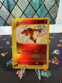Growlithe #51 Reverse Holo Aquapolis 2002 51/147 E-Reader Pokemon Card - Image 1