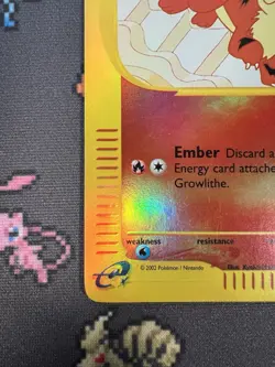 Growlithe #51 Reverse Holo Aquapolis 2002 51/147 E-Reader Pokemon Card - Image 4