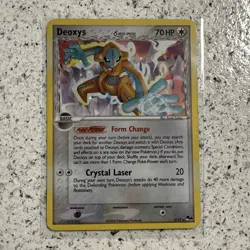 Pokemon TCG Deoxys Delta Species Holo Rare 2/17 POP Series 4 70 HP 2006 Card - Image 1