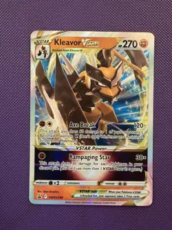 Kleavor VSTAR SWSH249 Black Star Promo Pokemon Card Holo NM - Image 1