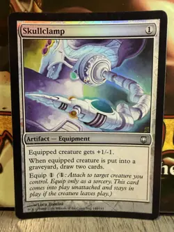 Skullclamp - FOIL - NM - 2004 Magic the Gathering - Darksteel MTG - Image 1
