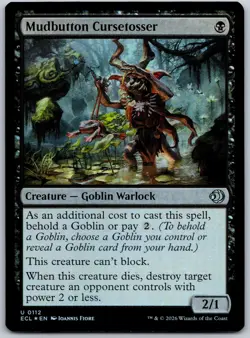 Mudbutton Cursetosser Foil U Lorwyn Eclipsed 112 NM - Image 1
