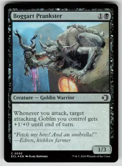 Boggart Prankster Foil C Lorwyn Eclipsed 93 NM - Image 1