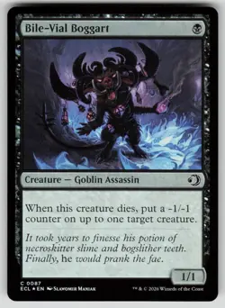 Bile-Vial Boggart Foil C Lorwyn Eclipsed 87 NM - Image 1