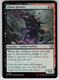 Chaos Spewer Foil C Lorwyn Eclipsed 210 NM - Image 1