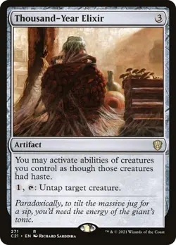 Thousand-Year Elixir Commander 2021 NM MTG - Image 1