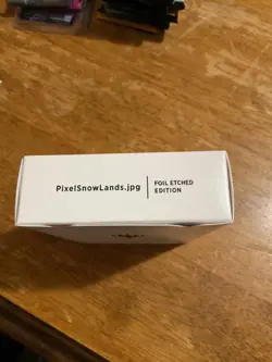 MTG Secret Lair - PixelSnowLands.jpg Foil Etched Edition SEALED Pixel Snow Lands - Image 3