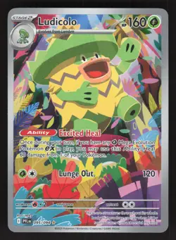 Ludicolo 095/094 Pokemon TCG ME02: Phantasmal Flames NM - Image 1