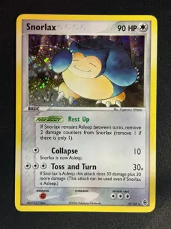 Snorlax 15/112 Holo Rare FireRed & LeafGreen Pokemon Near Mint - Image 1