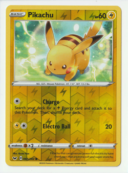 Pikachu 065/202 - Sword and Shield - Reverse Holo - Pokemon TCG - NM - Image 1