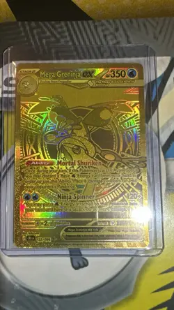 Mega Greninja EX Gold 122/086 Evolutions Secret Rare Holo 2016 ENG 350HP - Image 1