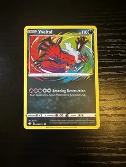 Yveltal 046/072 Amazing Rare Shining Fates Pokemon TCG NM/M - Image 1