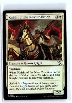 FOIL Knight of the New Coalition March of the Machine - MTG Magic the Gathe - Image 1