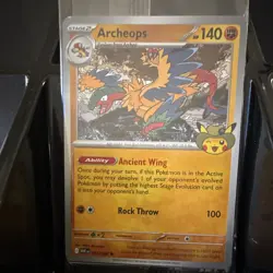 Pokemon Field Museum Promo Archeops 051/086 Fossil Promo Holo English - Image 1