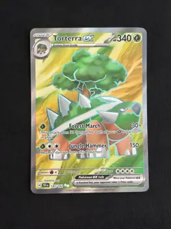 Torterra ex 185/162 SV05: Temporal Forces Holo Pokemon TCG - NM - Image 1