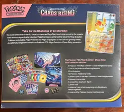 Pokemon Chaos Rising Elite Trainer Box Factory Sealed ETB (small tear left seal) - Image 2