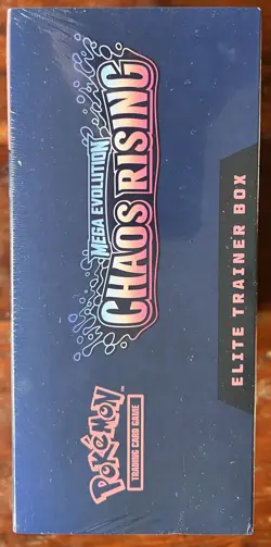 Pokemon Chaos Rising Elite Trainer Box Factory Sealed ETB (small tear left seal) - Image 3