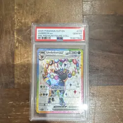 Pokemon Umbreon ex SVP176 English Holo Promo SV Black Star Promos PSA 10 - Image 1