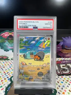 Pokemon TCG Dwebble 129/086 Illustration Rare Holo Black Bolt - PSA 10 - Image 1