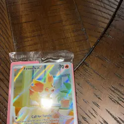 Pokemon Fennekin 080 - Black Star PROMO Sealed IN HAND Chaos Rising ETB - Image 3