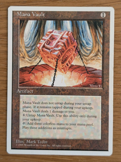 Mana Vault ~ 4th Fourth Edition ~ Light Play!! - Image 1