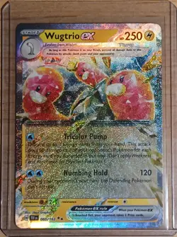 Wugtrio ex - 060/162 - Temporal Forces (TEF) Double Rare Holo Pokemon TCG - Image 1