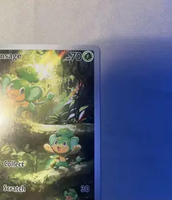 Pansage Illustration Rare Black Bolt English 89/86 Pokemon TCG NM - Image 3