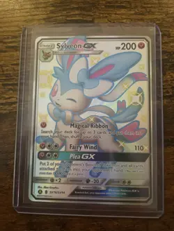 Sylveon GX SV76/SV94 Pokemon TCG Hidden Fates: Shiny Vault NM - Image 1